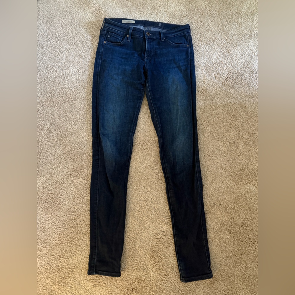 Ag Adriano Goldschmied Blue Skinny Jeans